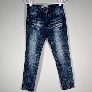Refinery Republic Denim Jean Women's 12 Mid Rise Blue Acid Wash Casual